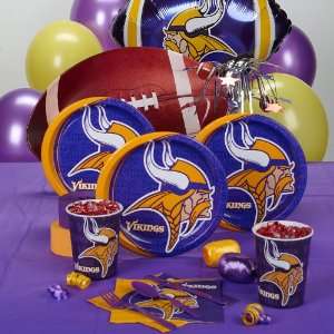  Minnesota Vikings Deluxe Party Pack for 8: Toys & Games
