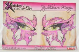   Mardi Gras Mask Costume Glitter Crystal Eye Makeup Body Art  