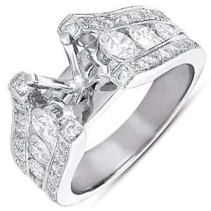  White Gold Engagement Ring Jewelry