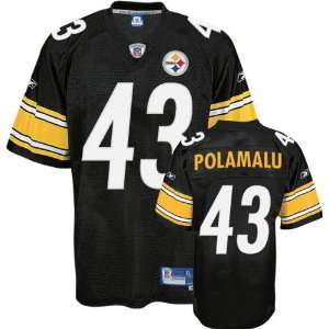 Troy Polamalu #43 Pittsburgh Steelers Replica NFL Jersey 