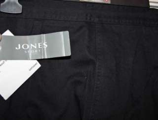 JONES SPORT Black Capris Cropped Pants Slacks Sz 10 NWT  
