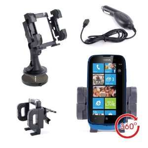  In Car Windscreen Suction Mount For Nokia Lumina 610 With 