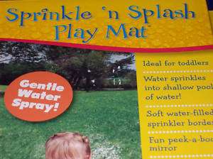 More pictures of the Sprinkle n Splash Play Mat