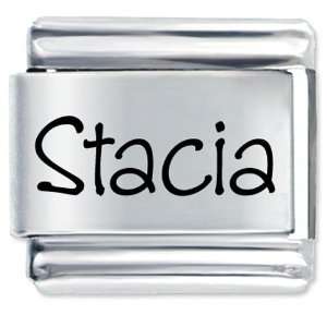 Name Stacia Italian Charms Bracelet Link Pugster Jewelry