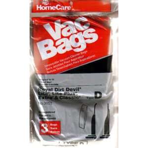    Home Care Vacuum Bags Type D   3 Pack: Patio, Lawn & Garden