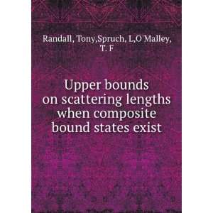   bound states exist: Tony,Spruch, L,OMalley, T. F Randall: Books