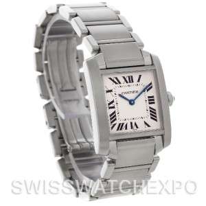Cartier Tank Francaise Midsize Stainless Steel Watch  