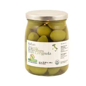 Organic Bella Olives From Cerignola   20.46oz (Pack of 3)  