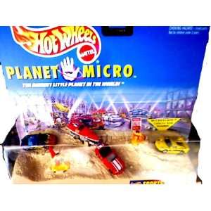    Hot Wheels PLANET MICRO   Sports Cars Series 2: Toys & Games