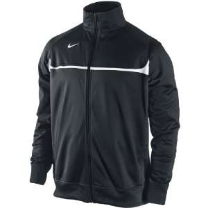   Zip L/S Warm Up Jacket   Mens   Black/White/White: Sports & Outdoors