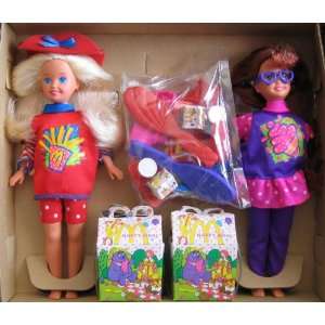  Barbie HAPPY MEAL STACIE and WHITNEY McDONALDS Gift Set w 