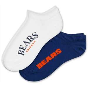    Chicago Bears Womens No Show Socks (2 pack): Sports & Outdoors