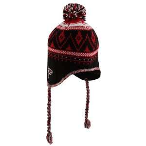  Atlanta Falcons Knit Hat: Braided Pom Knit Hat: Sports 