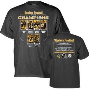   Steelers 6x Super Bowl Champs Legacy T Shirt