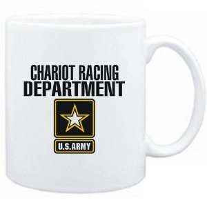  Mug White  Chariot Racing DEPARTMENT / U.S. ARMY  Sports 