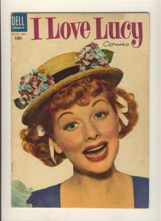 LOVE LUCY COMICS 5 DELL PUBLISHING GOLDEN AGE TV SHOW  