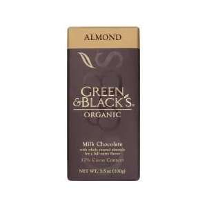 Organic Milk Chocolate with Almond Bar 3.5oz 10 Count  