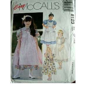  CHILDRENS AND GIRLS DRESS AND PINAFORE SIZE 4 5 6 EASY 