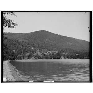  Silver Bay Hotel,grounds,Lake George,N.Y.: Home & Kitchen
