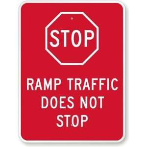  STOP   Ramp Traffic Does Not Stop (with STOP Symbol 