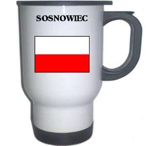  Poland   SOSNOWIEC White Stainless Steel Mug Everything 