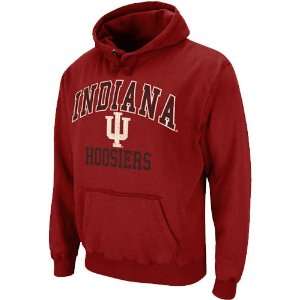  Indiana Hoosiers Crimson Outlaw Pullover Hoodie Sweatshirt 