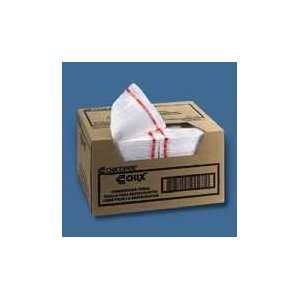 Chix® White/Red Foodservice Towels 
