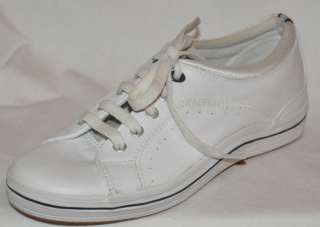 KEDS White Leather Lace Up Sneakers Shoes 6M NEW!  