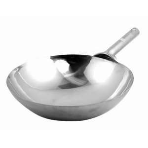   Stainless Steel Chinese Wok With Welded Joint  14