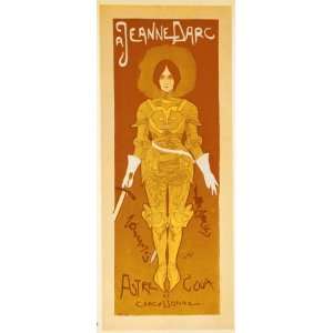  1918 Jeanne dArc Joan of Arc Georges de Feure Print Ad 