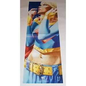 Sexy Supergirl DC Comics Shop Dealer 34 by 11 Inch 2008 Promo Poster 