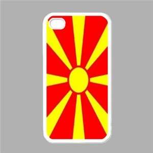    Macedonia Flag White Iphone 4   Iphone 4s Case