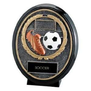  Soccer Trophies   Classic Black and Gold 3 D SOCCER 