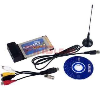 Analog PCMCIA Smart TV Tuner Cardbus Video Capture Card For Laptop H 