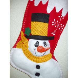  Personalized Handmade 16 Christmas Stocking Snowman 