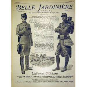  Advert Fashion Military Uniforms French Print 1915