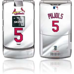  St. Louis Cardinals   Pujols #5 skin for Motorola RAZR V3 
