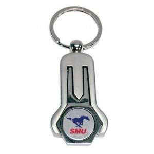SMU Mustangs Keychain Divot Tool