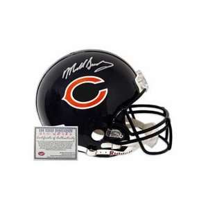 Mike Singletary Autographed Chicago Bears Mini Replica Helmet:  