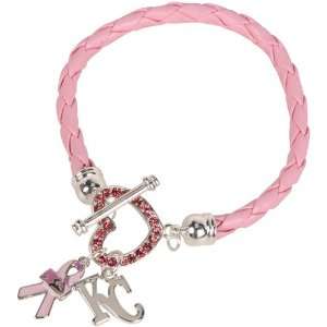 MLB LogoArt Kansas City Royals Breast Cancer Awareness Bracelet   Pink