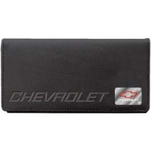  Chevrolet Black Leather Checkbook Cover By Motorhead 