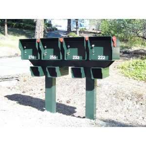  Fort Knox Mailbox SP G Small 5 ft. Steel Post   Green 