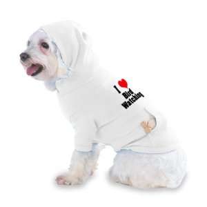Love/Heart Bird Watching Hooded T Shirt for Dog or Cat X Small (XS 