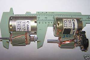 Flat can Canon motor has 5 skewed poles high power  