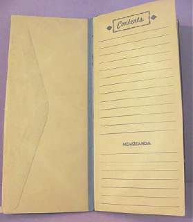 Vintage SKELLY OIL Folder for Valuable Papers  