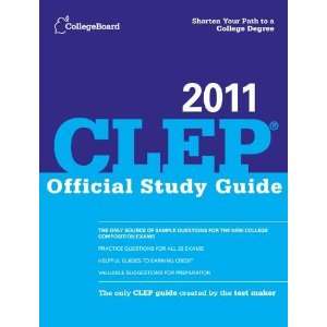 CLEP Official Study Guide 2011 [Paperback]: The College 