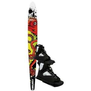  2011 HO 62 Grifter Kids Slalom Ski with Double Basis Boot 