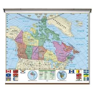  Universal Map 762548991 Canada Essential Classroom Wall Map 