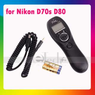 High Quality Timer Remote Cord for Nikon D70s D80 New  