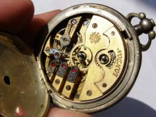 Antique English silver pocket watch for Ottoman Turkish market c1870 